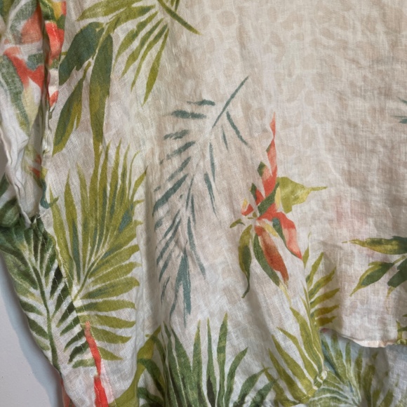 Chico’s V-Neck Floral Poncho / Shawl - Picture 2 of 4